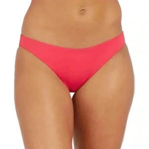 SPANX Classic Shaping Figure Flattering Swim Bikini SPF Bottom Pink Hibiscus XL